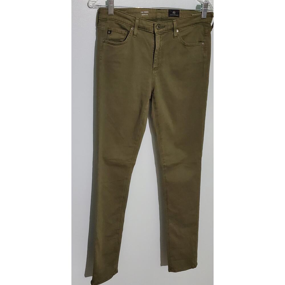 😺 AG Adriano Goldschmied Green Soft Prima Stretch CIgarette Jean Suze 27R Fall